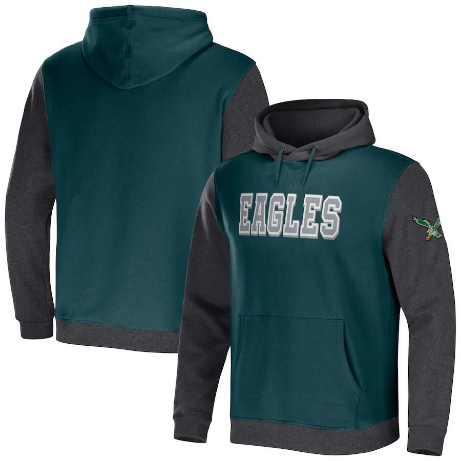 Men 2023 NFL Philadelphia Eagles green Sweatshirt style 2->philadelphia eagles->NFL Jersey